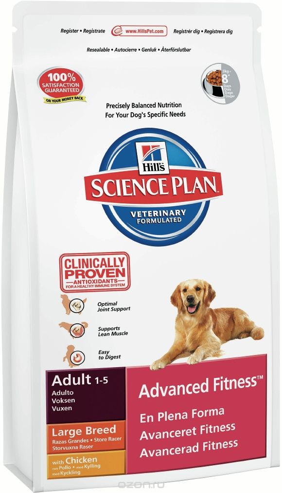   Hill's Science Plan Advanced Fitness Large Breed      1  5 ,  , 12 