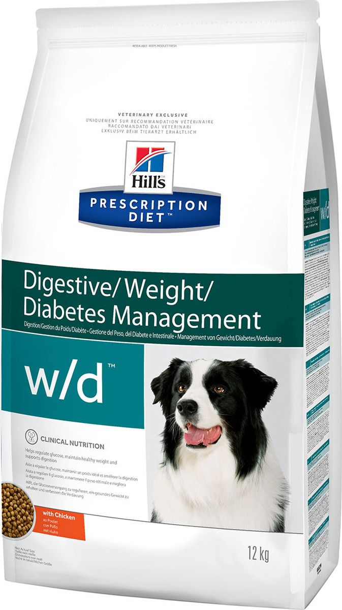   Hill's Prescription Diet w/d Digestive/Weight Management           ,  , 12 