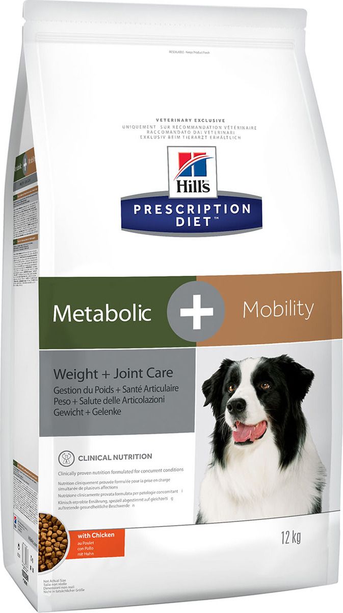   Hill's Prescription Diet Metabolic+Mobility Weight+Joint Care         ,  , 12 
