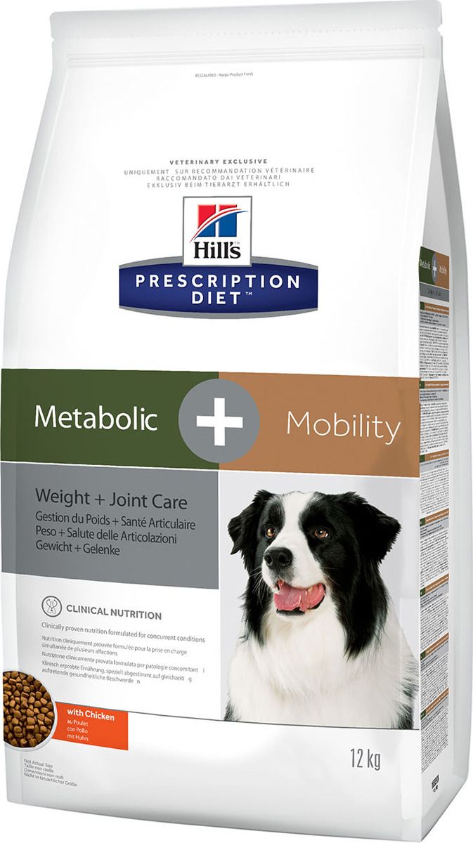   Hill's Prescription Diet Metabolic+Mobility Weight+Joint Care         ,  , 12 