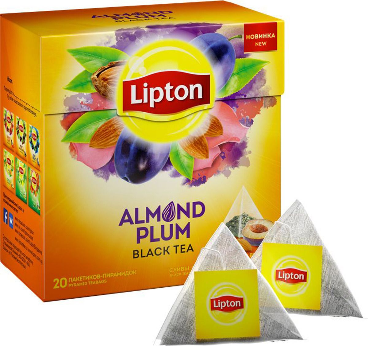 Lipton Almond plum     , 20 